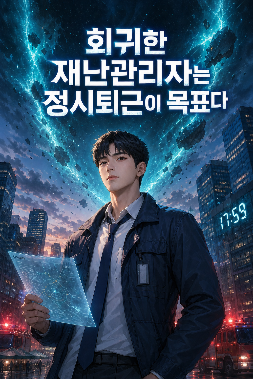 회귀한 재난관리자는 정시퇴근이 목표다 표지